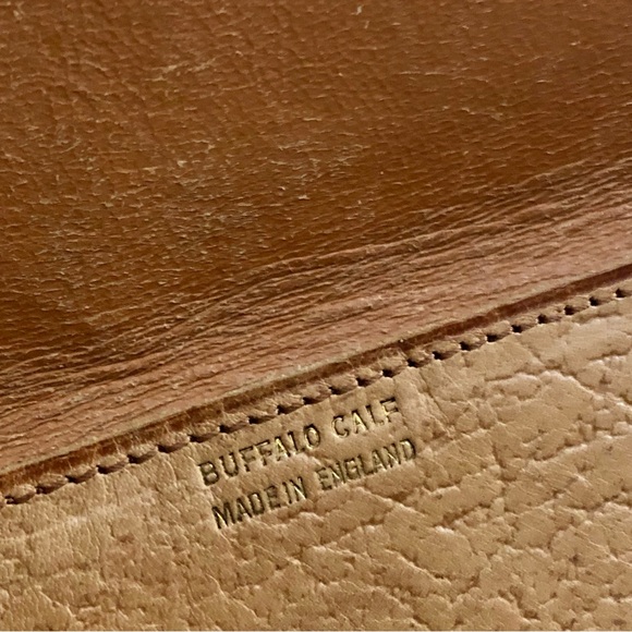 VINTAGE SOFT CALF LEATHER BILLFOLD/WALLET MADE IN ENGLAND - Picture 9 of 16